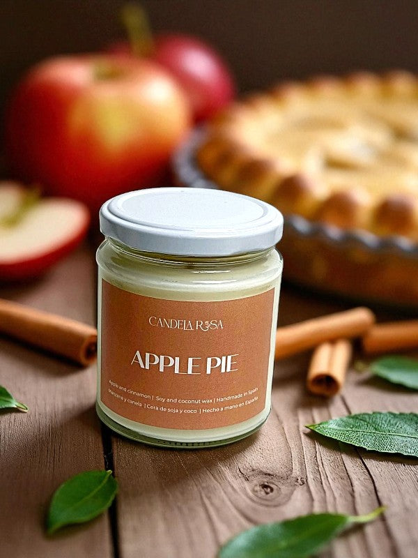 Apple Pie: vela aromática artesanal manzana y canela